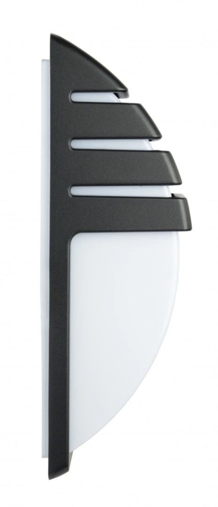 Applique esterna 35cm 1 luce E27 nera IP54 SU-MA 1836BL