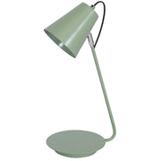 Lampada da scrivania verde opaca conico E27 15W Luminex