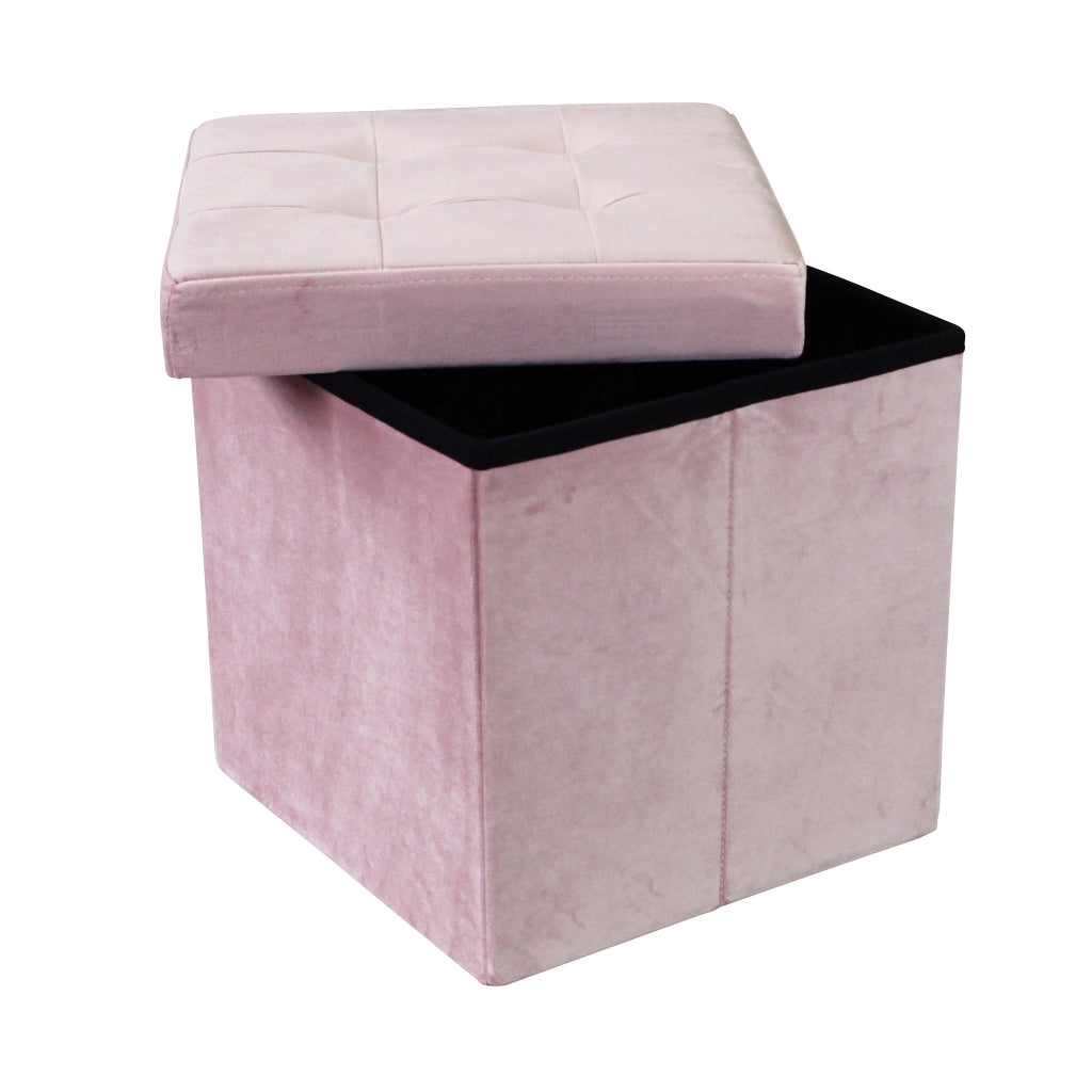 Pouf contenitore in velluto - VELVET