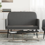 Panca-Sgabello Grigia 107x80x81 cm in Similpelle