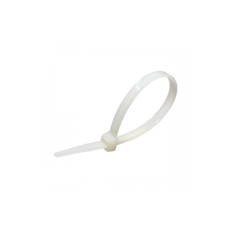 Fascette bianche in nylon 2,5x100 100pz