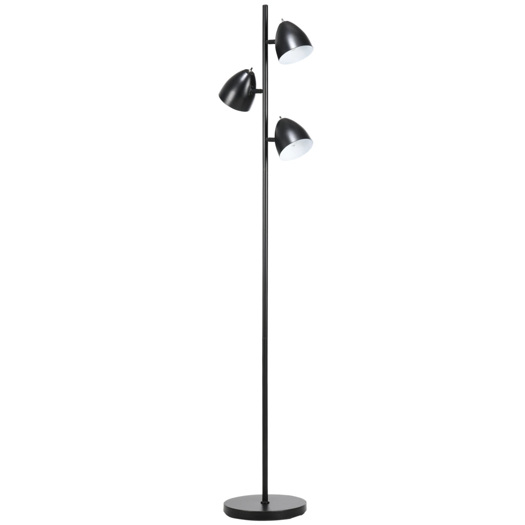 Lampada da terra ¨C Minimal ¨C nero acciaio 38x28x169 cm