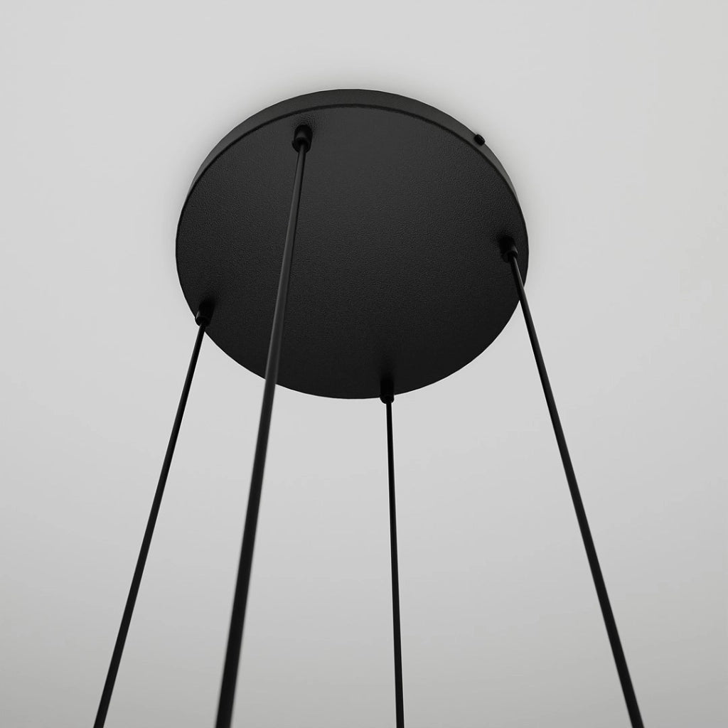 Lampadario Emibig ISTAR Premium 4xE27 in nero grafite