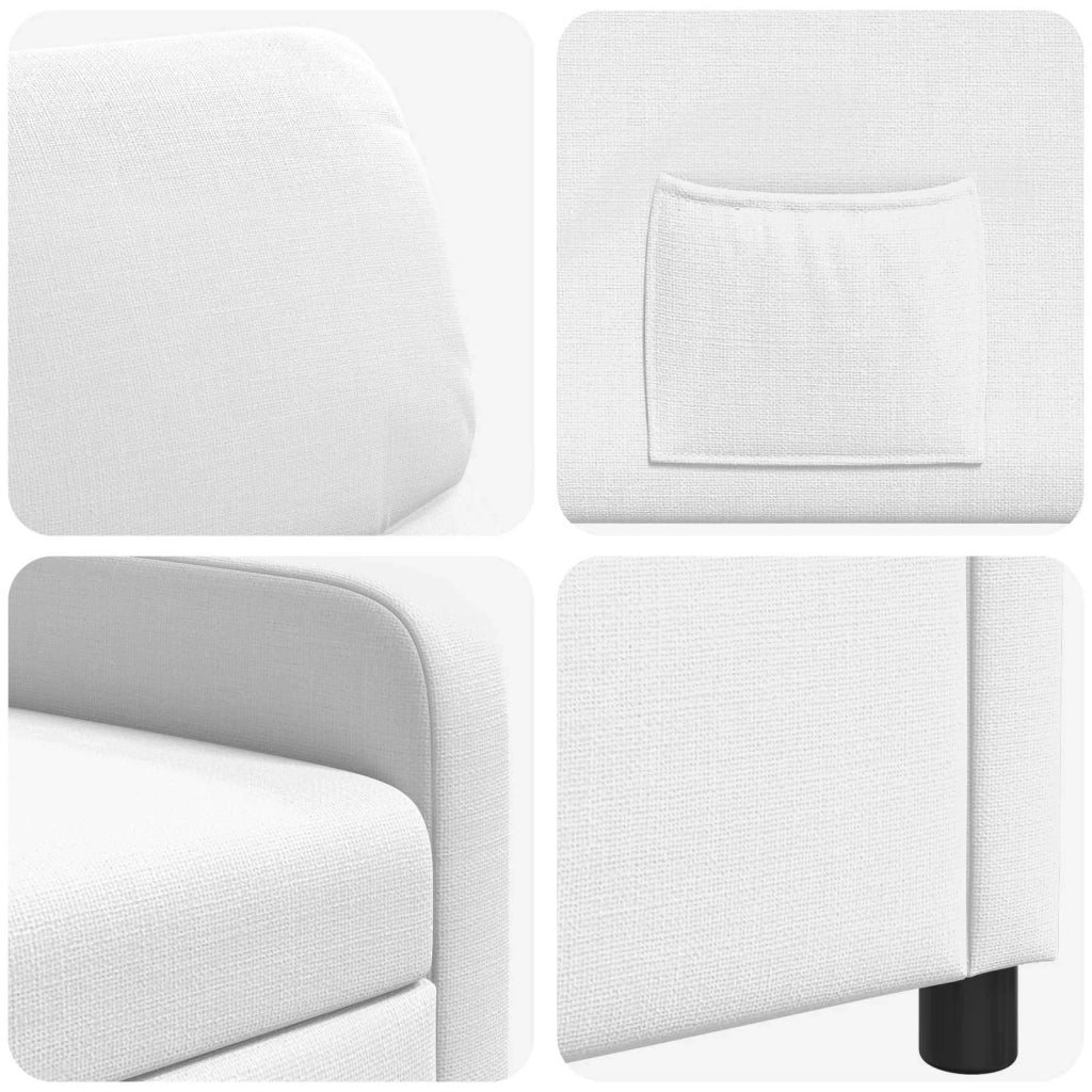 Poltrona reclinabile Bianco Tessuto 42034826