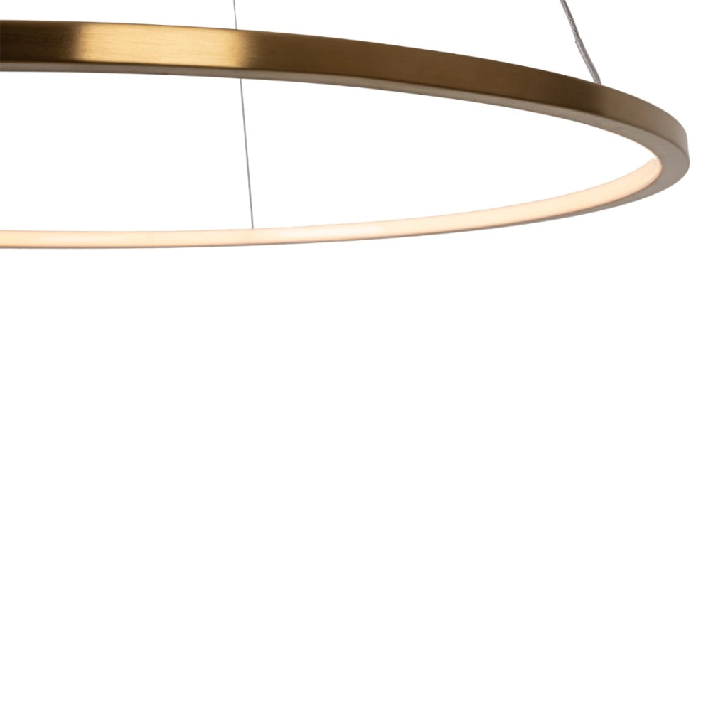 Lampadario Queen anello oro Ø70 LED 23W Maxlight P0494