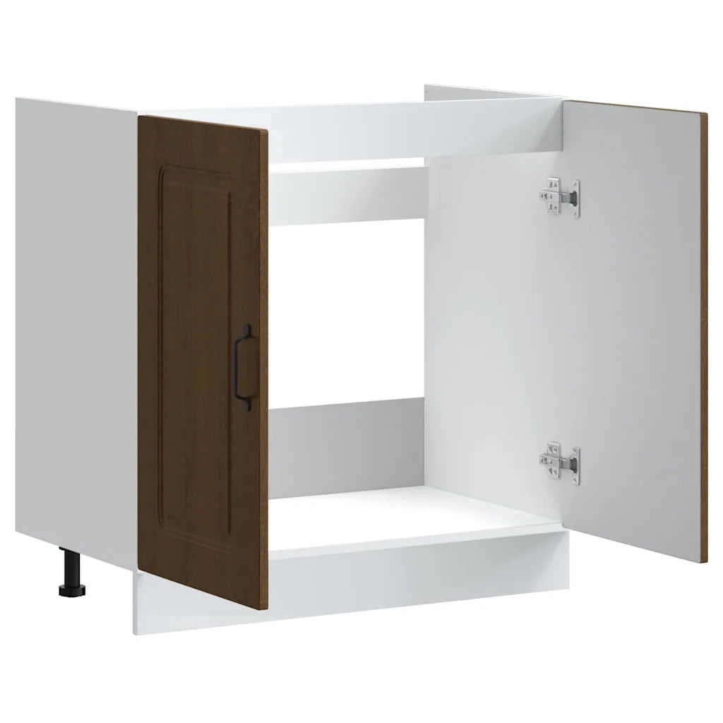 Mobile base lavello Kalmar Rovere Marrone 80x46x81,5 cm 853454