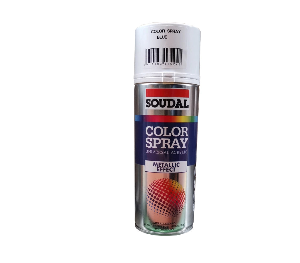 BOMBOLETTA SPRAY METALLIZZATO SOUDAL 400 ml - Rosso - 6 pezzi- SOUDAL