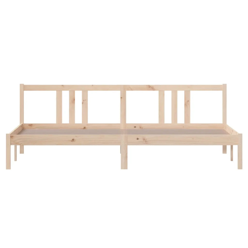 Giroletto senza Materasso in Legno Massello 200x200 cm 814904