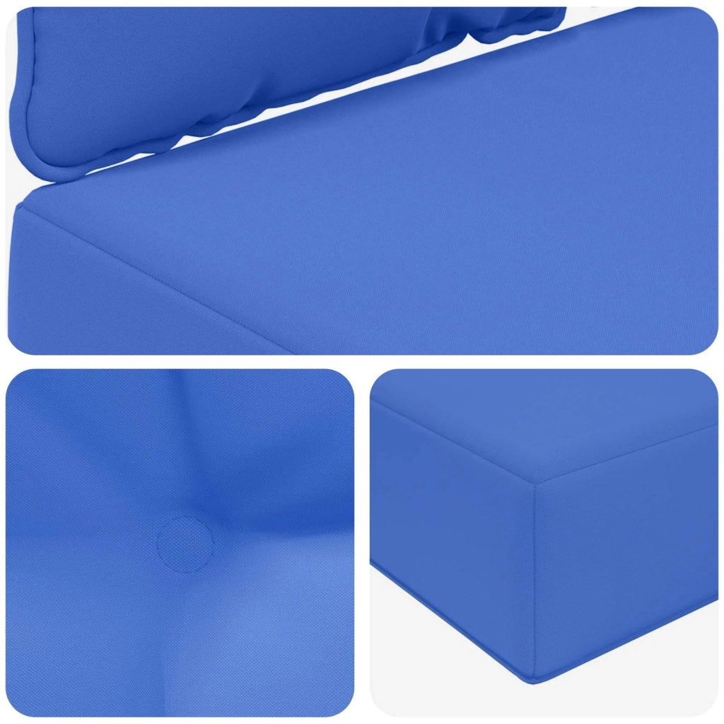 Cuscino per divano da esterno 3 pcs Turchese Poliestere 900811