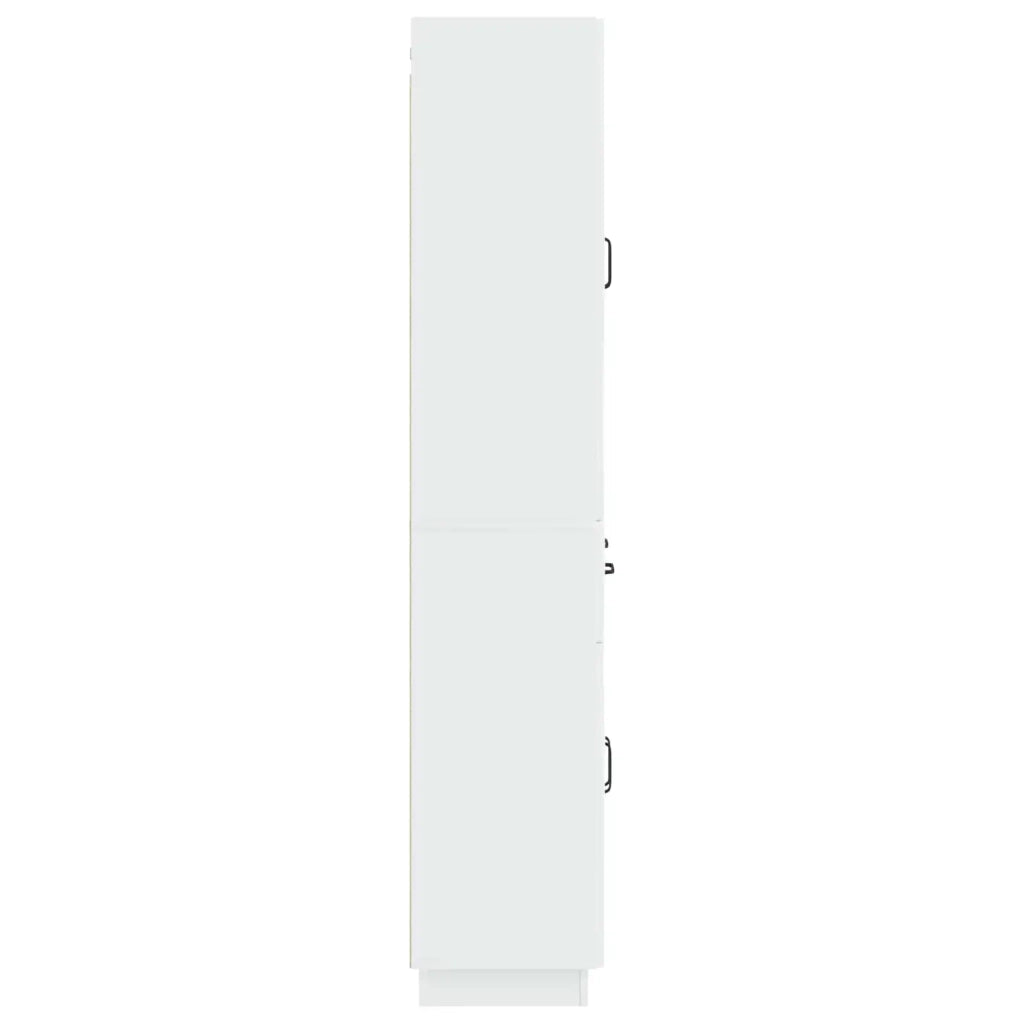Set di armadi 2 pz Bianco Lucido Legno ingegnerizzato 3416830