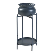 Supporto per piante da esterno 60 x 27 x 27 cm nero 03_0010333