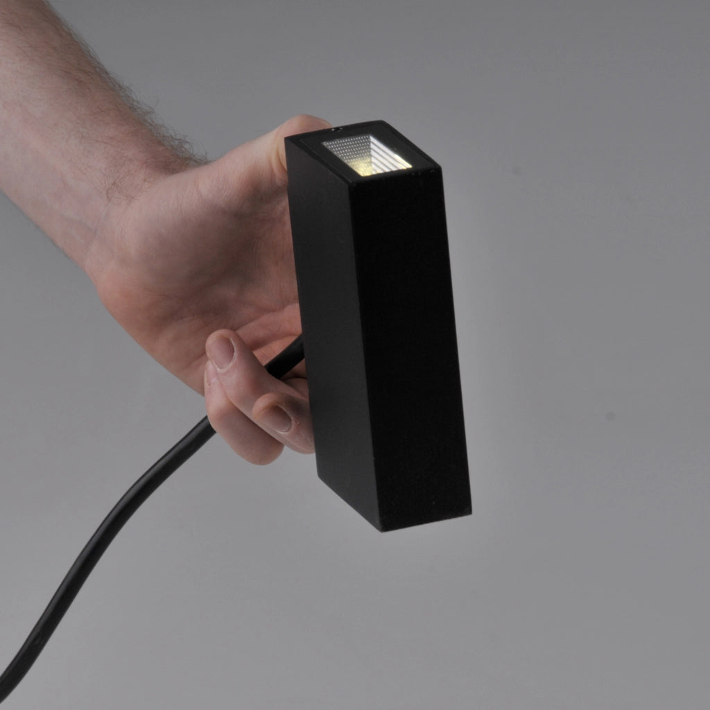 Applique esterna LED nera 4000K su/giù Orlean-B Polux