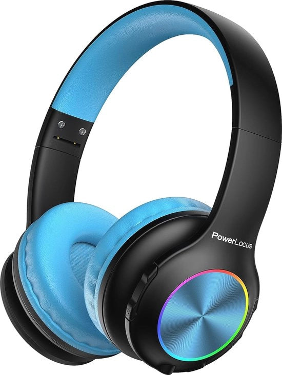 Cuffie Bluetooth per bambini con illuminazione a LED e stereo HD