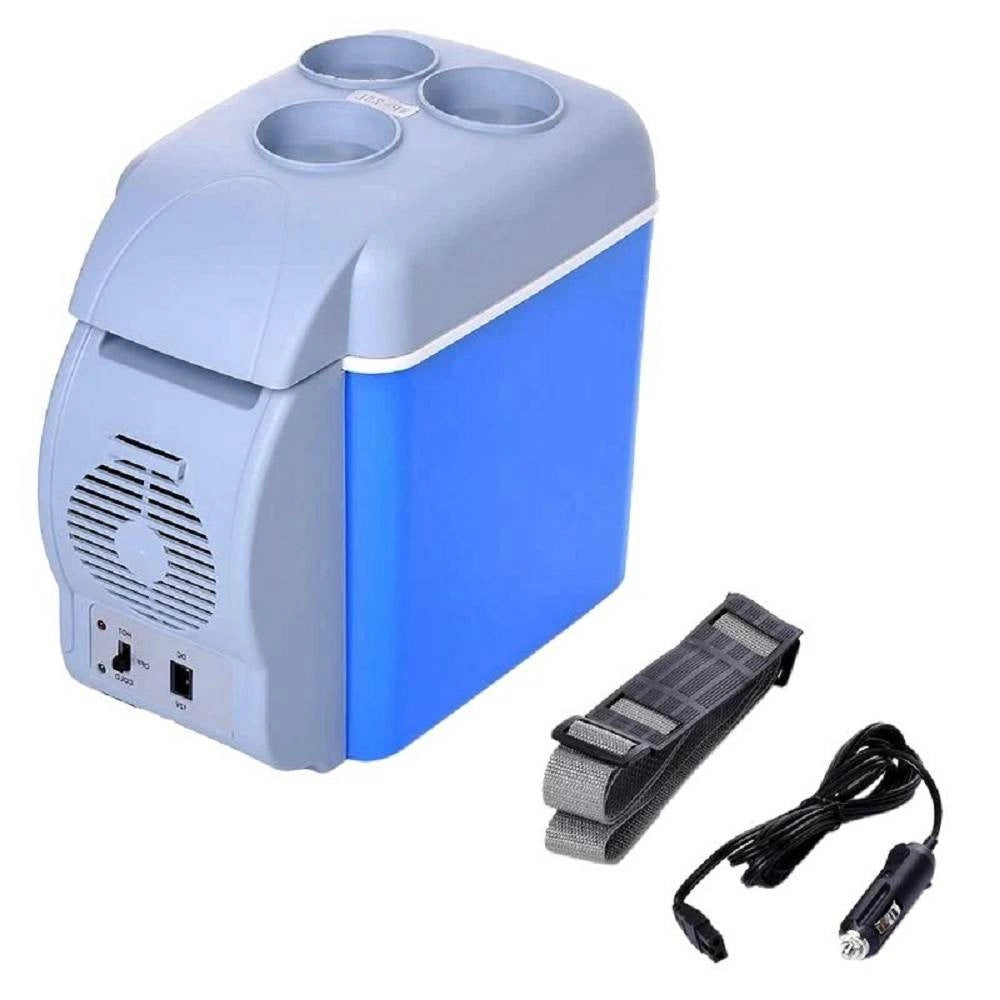 Trade Shop - Mini Frigorifero Portatile 7,5 Litri 12 V Frigo Scaldavivande Auto Barca Camper -