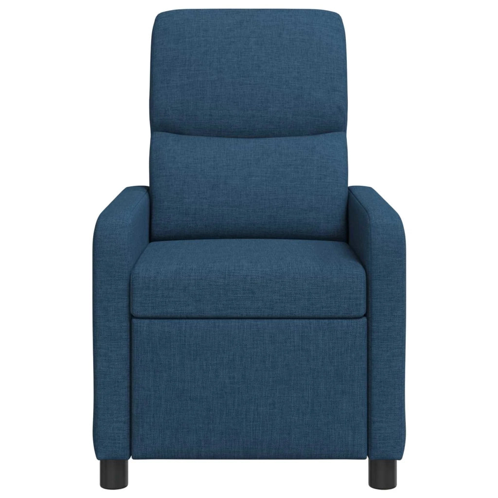 Poltrona reclinabile Blu Tessuto 42034837