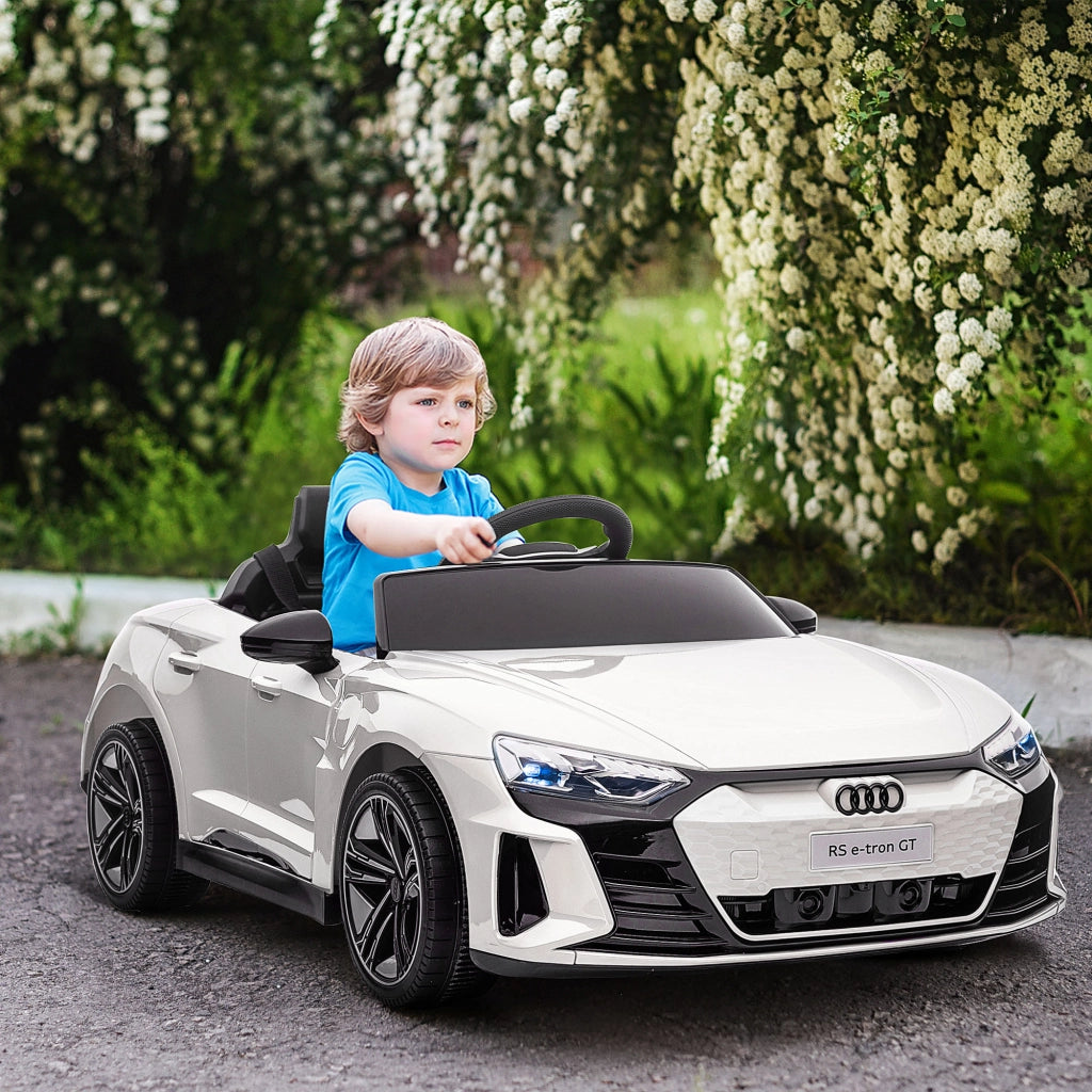 Auto elettrica per bambini ¨C zephmum ¨C 12V, telecomando, bianco