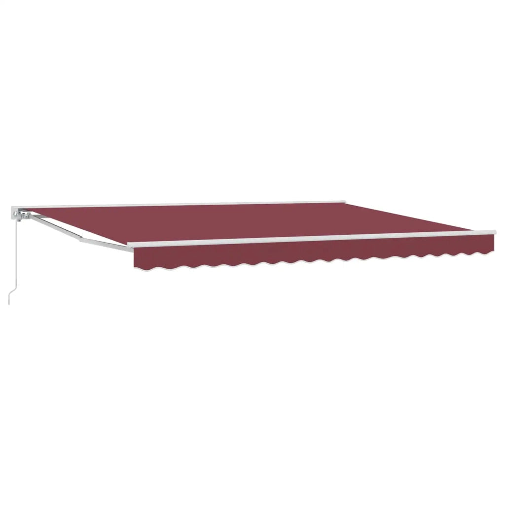 Tenda retrattile manuale Borgogna 4 × 3 m 3420254