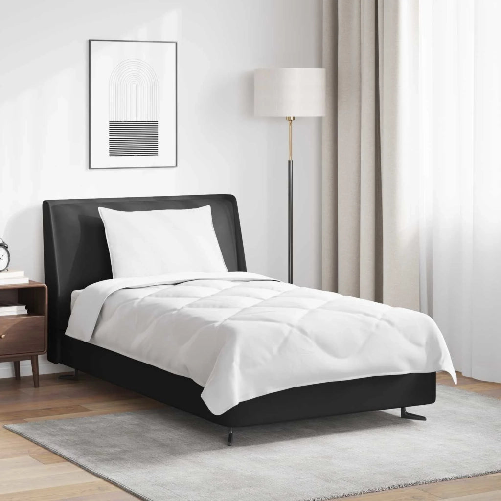 Duvet per Tutte le Stagioni con cuscino 2 pcs Bianco Microfibra 3376568