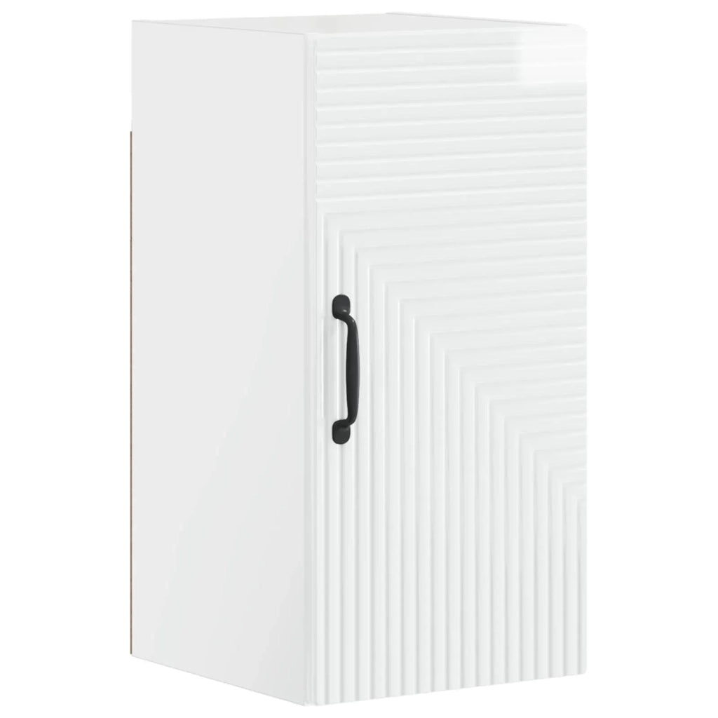 Armadio da bagno a muro HAARLEM Bianco Lucido 30 x 31 x 59 cm 896809