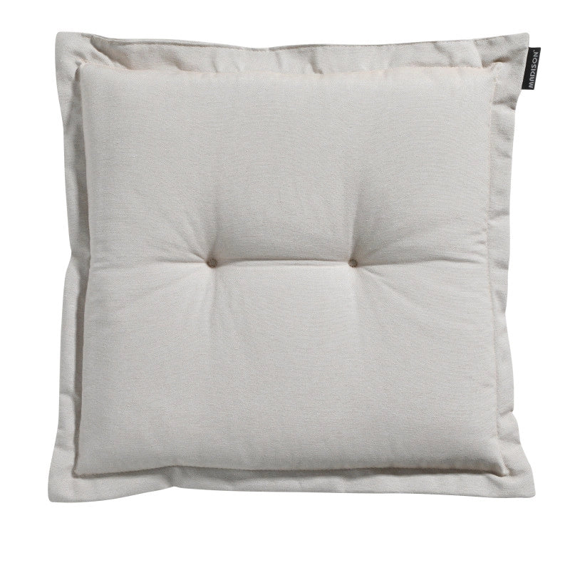 Coussin d'assise PANAMA 50 x 50 cm - MADISON SÃ©rie Classique - Blanc