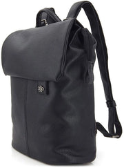 Borsa elegante per donne e ragazze – Zaino città in pelle imitativa – Piccola borsa da scuola (nero)