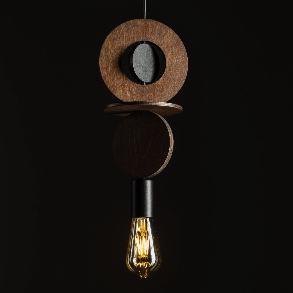 Lampada a sospensione Drops Wood C E27 Nowodvorski 11175