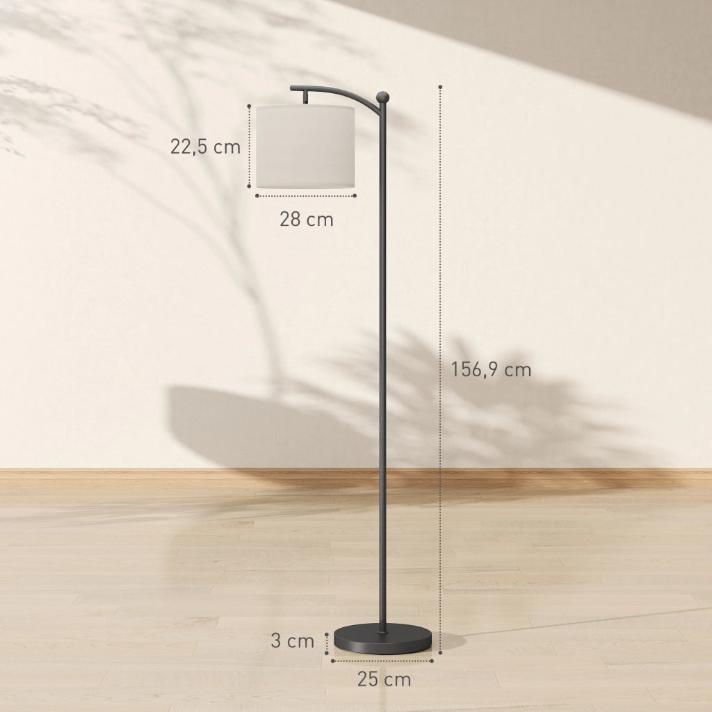 Lampada da terra regolabile ¨C Minimal ¨C nero 160 cm