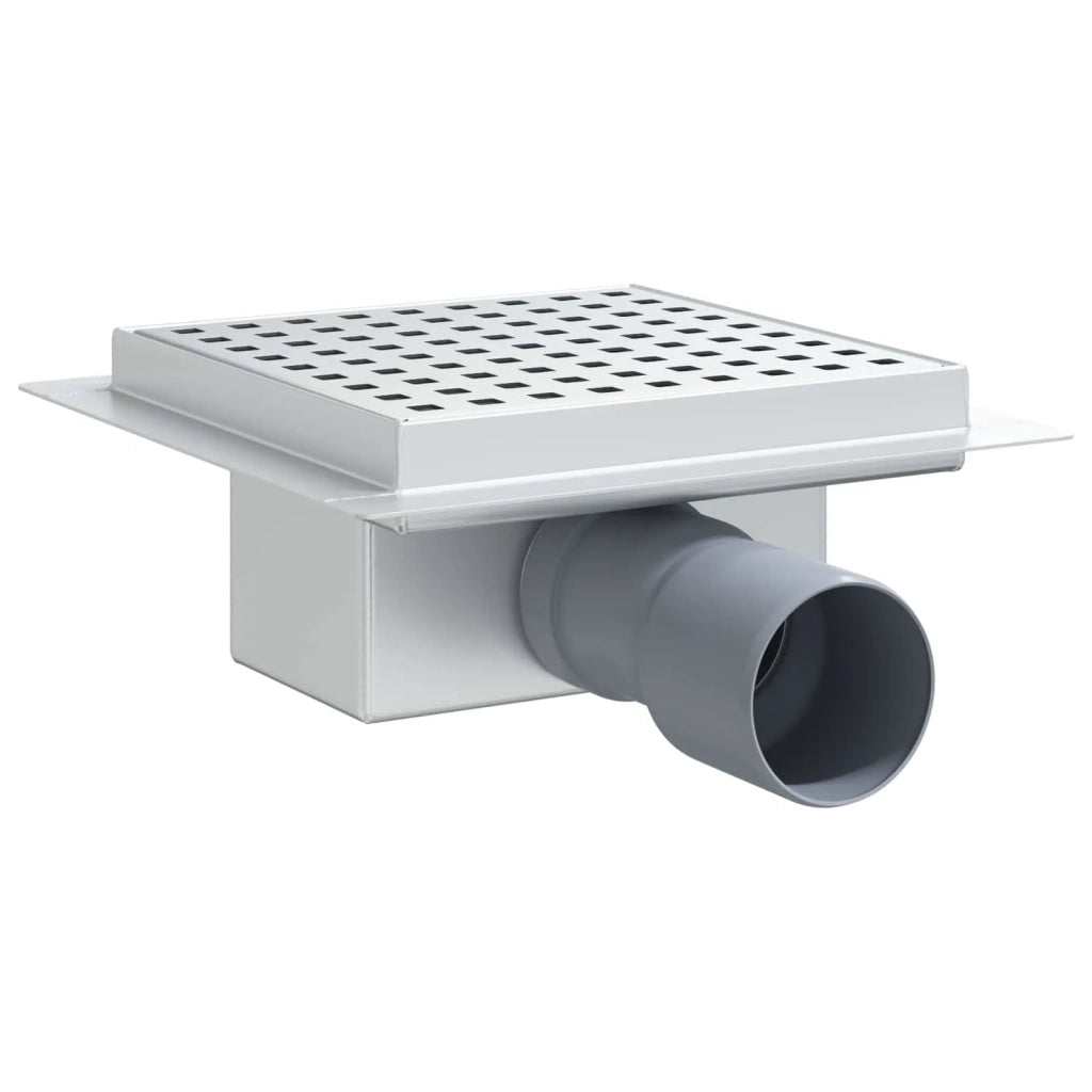 Scarico doccia a pois Argento 15 x 15 cm Acciaio Inox 304 CFW5413344