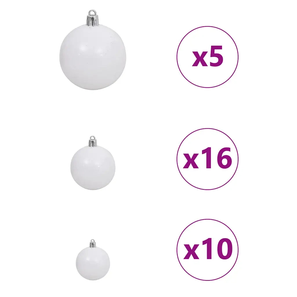 Albero di Natale artificiale Verde 180 cm PVC e Acciaio 3396713