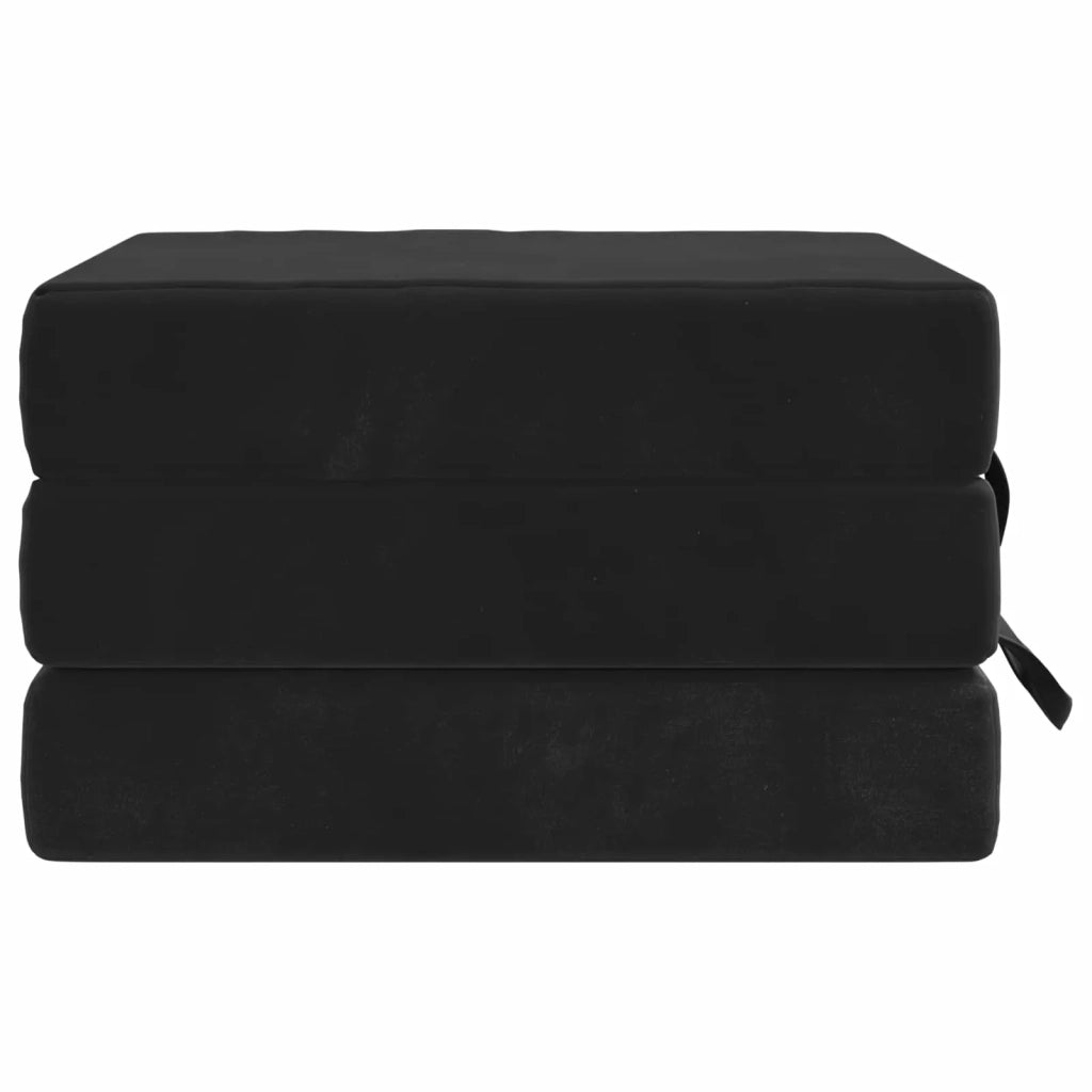 Divano Letto Pieghevole 75 x 67 x 45 cm Nero 900171