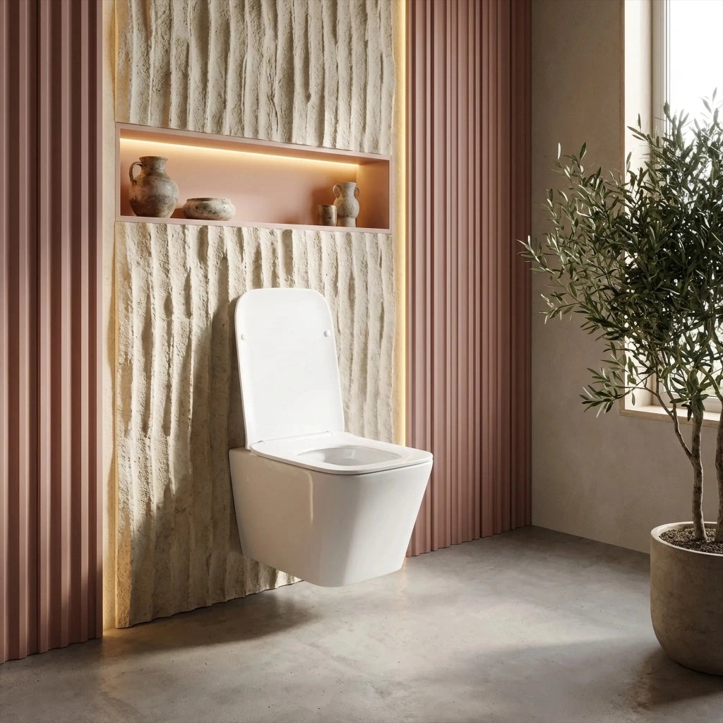Vaso Wc Sospeso Rea Julio Rimless