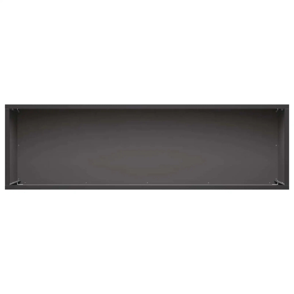 Vaso da giardino Nero 100 x 30 x 30 cm 8005218
