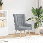 poltrona Grigio chiaro 63 x 67 x 94 cm Tessuto e compensato 42001824