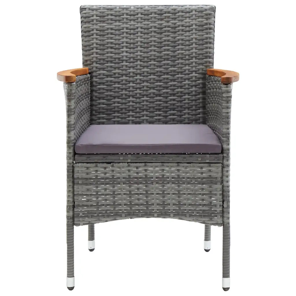 Set da Pranzo da Giardino 11 pz Grigio 3067876