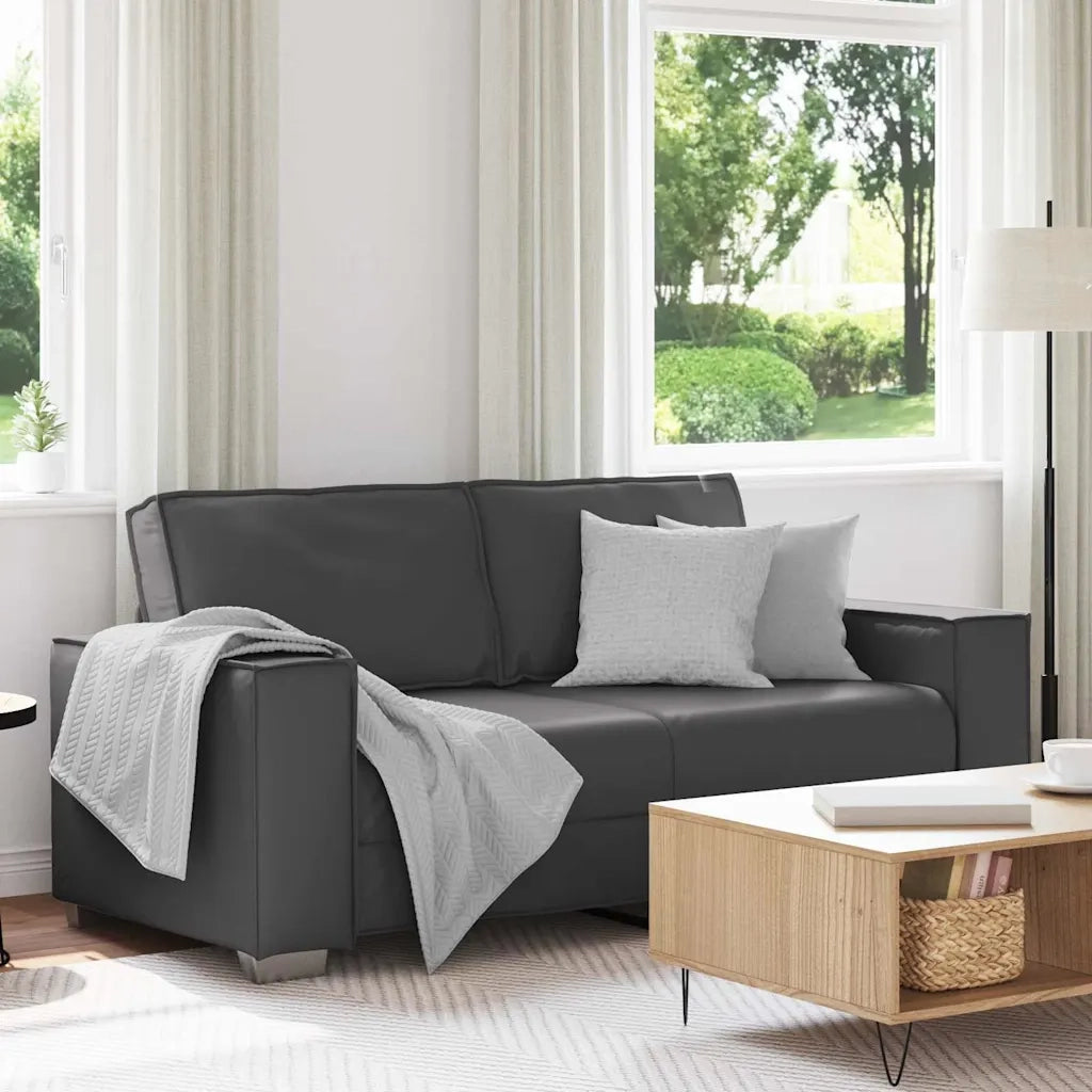 Divano-Sofa-Divanetto Grigio 180 x 78 x 84 cm Tessuto