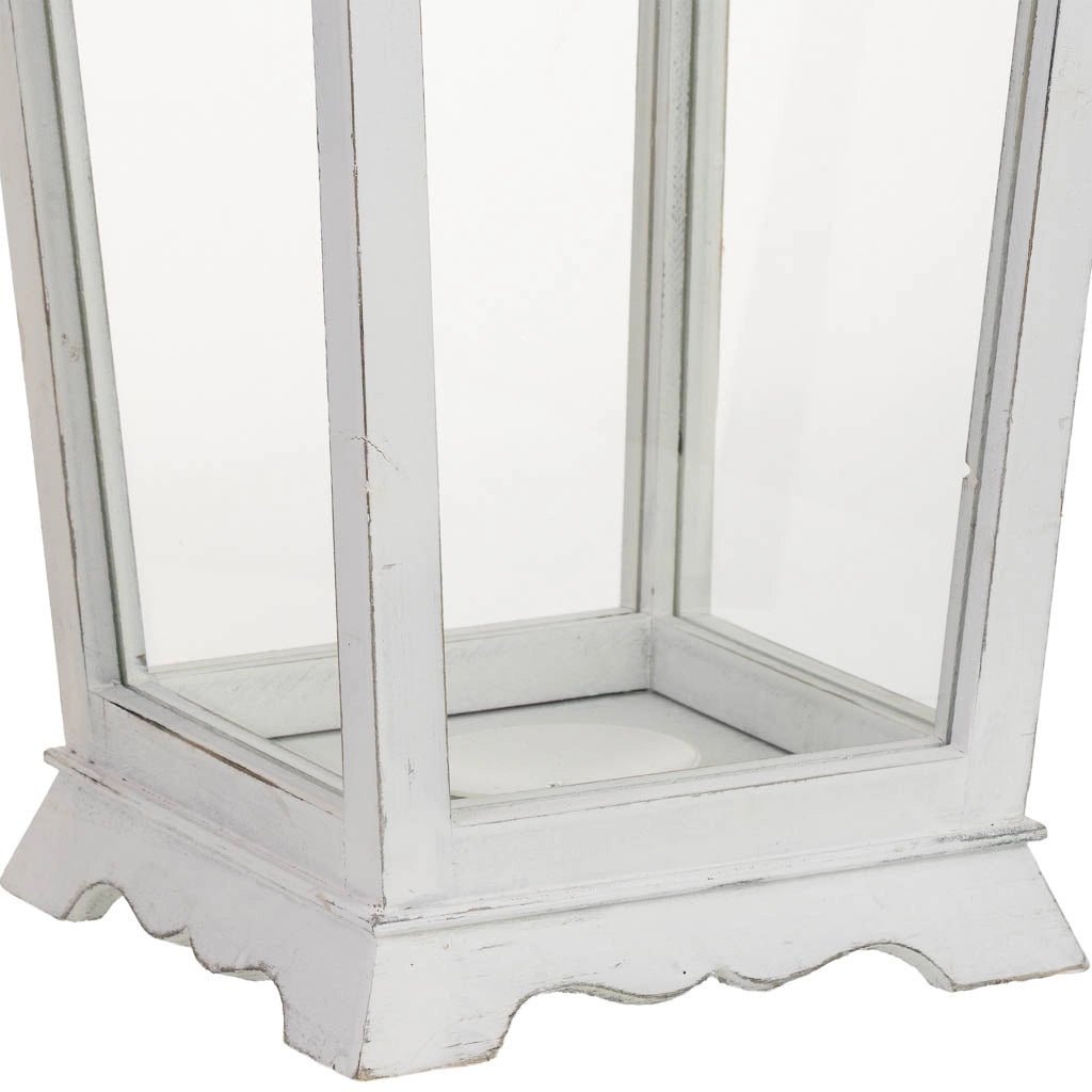 Lanterna in legno 26x26x61h cm