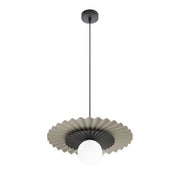 Lampada sospesa UMBRA Emibig 1xG9 beige/nero