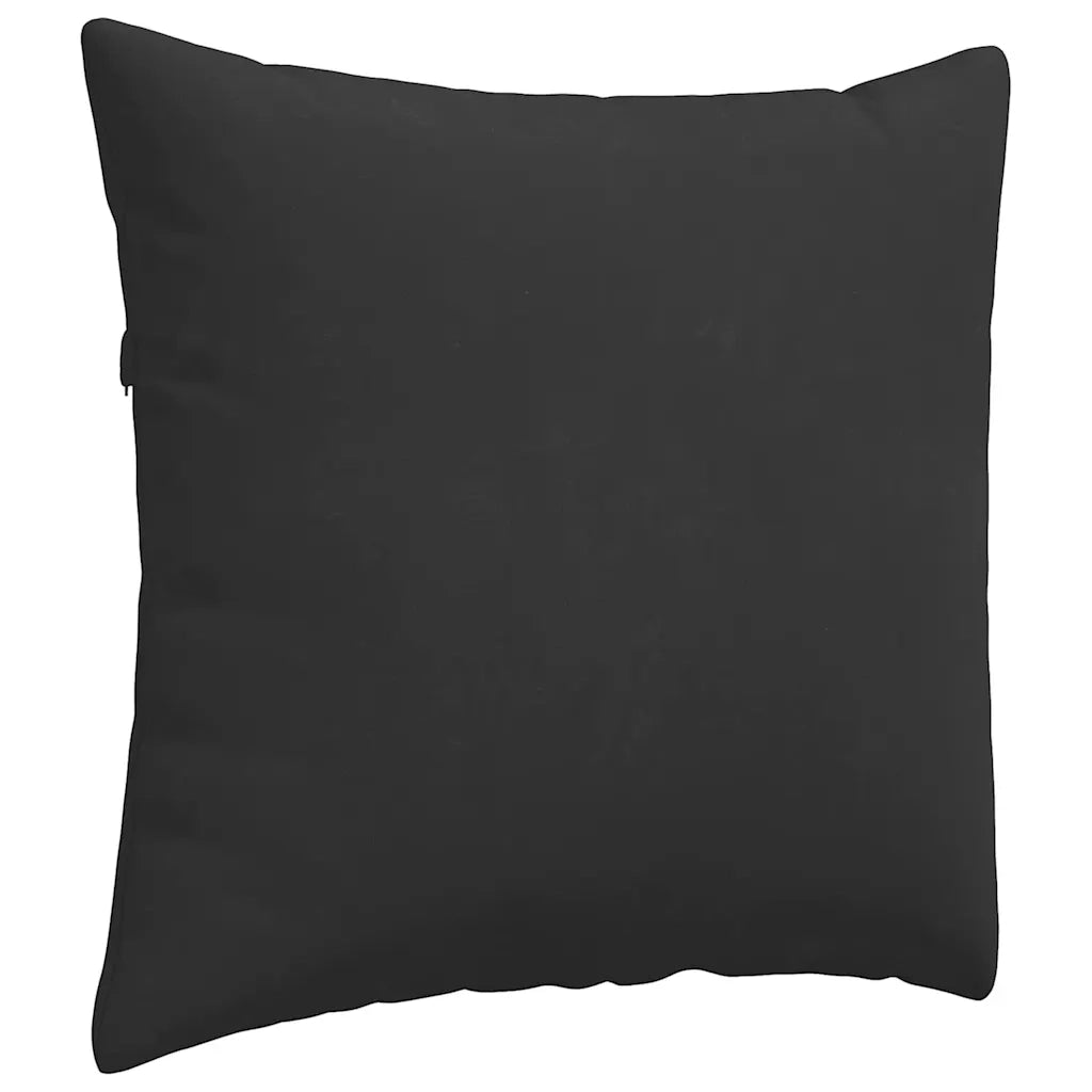 Cuscini da Divano 2 pcs Nero 50 x 50 cm Tessuto 42013986