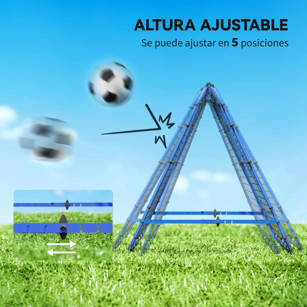 Rete da Allenamento Pieghevole ¨C Minimal ¨C 100x95x90 cm Blu