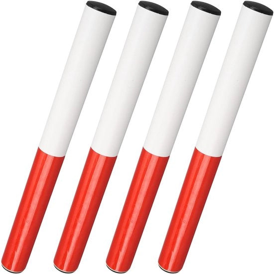 Estafetta Stocca - 4 Pezzi - PVC Leggero - Grip Antiscivolo - Utilizzo Indoor/Outdoor - Sostenibile e Riciclabile - Estafetta Baton 

Nota: Ho mantenuto la struttura del prodotto, ma ho omesso il nome del marchio "Dailygoods" e "Estafette".