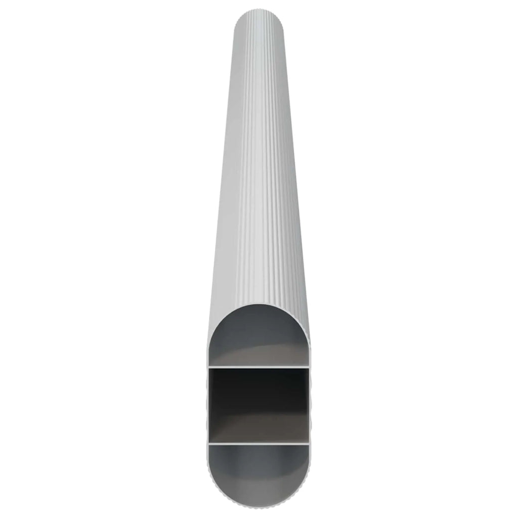 Asta per armadio 12 pcs Argento 316 x 15 x 29 mm 864880