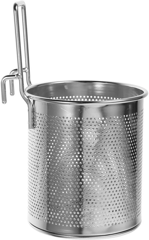 Setaccia per verdure con manico - Acciaio inossidabile - Setaccio per frutta e verdure - Setaccia per spaghetti - Setaccia per pentole calde - Facile da pulire