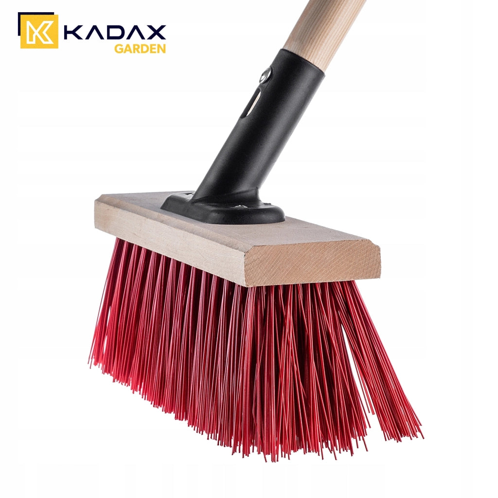 Scopa da giardino KADAX per spazzare strade e giardini, 30 cm