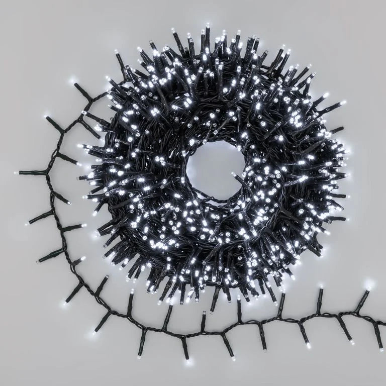 Catena Nastro di Luce 1000 miniled con Multiflash - bianco-caldo