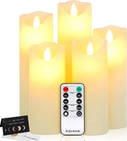 Candele LED inamovibili - Candele acqua resistenti con telecomando - Ideali per matrimoni e feste