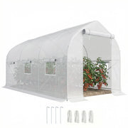 Serra da Giardino ¨C zephmum ¨C Bianco, Metallo e PE, 4x2x2 m