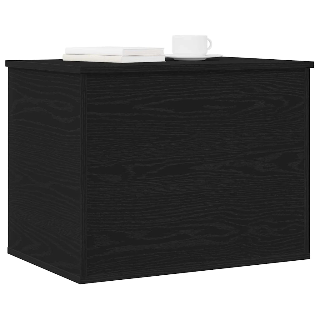 Scatola di Stoccaggio Rovere nero 60 x 42 x 46 cm 862290
