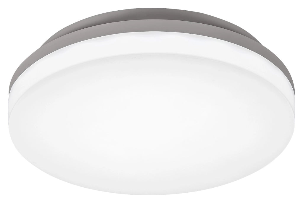 Plafoniera esterna LED 18W IP54 sensore Zenon bianca
