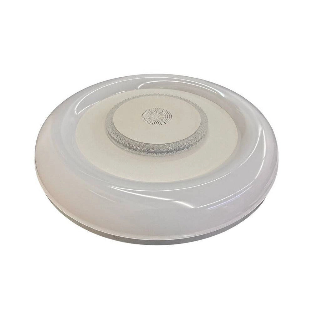 Trade Shop - Plafoniera Soffitto Luce Led Rgb Bluetooth Cassa Telecomando Dimmerabile C44-rgb-o -