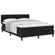 Letto a molle con testiera Nero 200 x 160 cm Tessuto 3341176